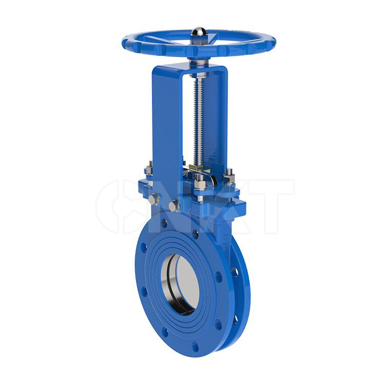 單向密封手動暗桿法蘭型刀閘閥KBZ43X/H-10C/P